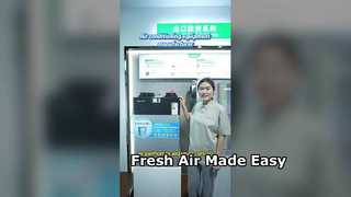 CFA Series Fresh Air Ventilator Energy Efficient HRV